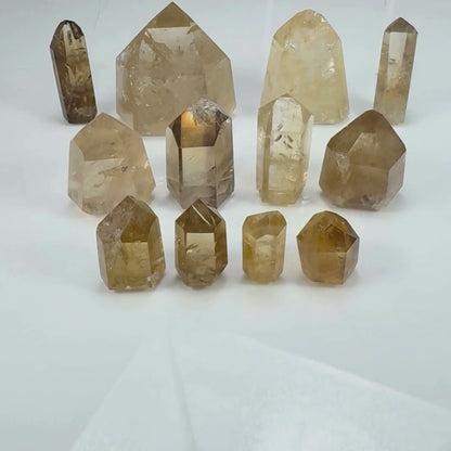 Natural Citrine Polished Points (0.74kg)