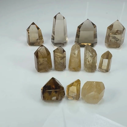 Natural Citrine Polished Points (0.6kg)