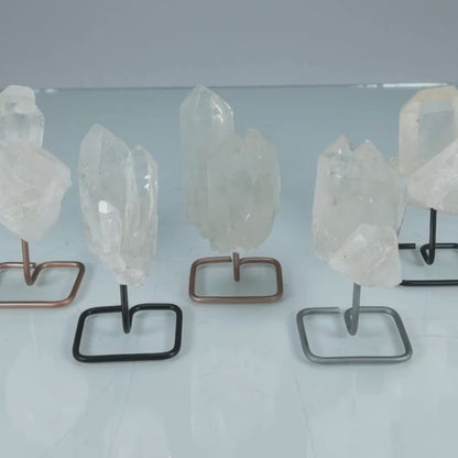 Clear Quartz Cluster on Stand (0.85kg)
