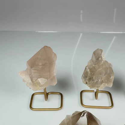 Rutilated Crystal Cluster On Stands (0.67kg)