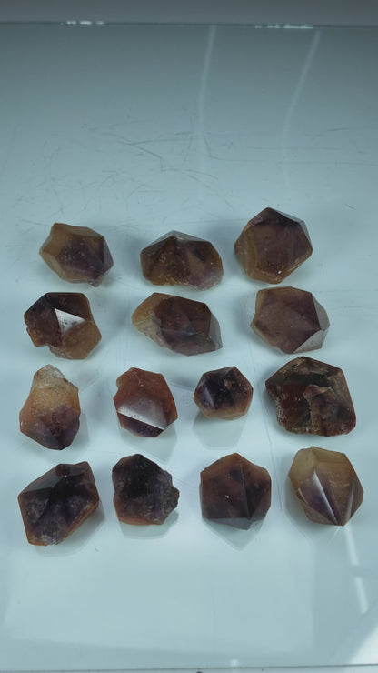 Purple Hematoide Quartz Rough Points (1kg)