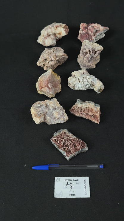 Mini Pink Amethyst Druzy (7494) - 2,11 kg