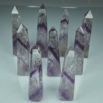 Amethyst Phantom Obelisks (1.02kg)