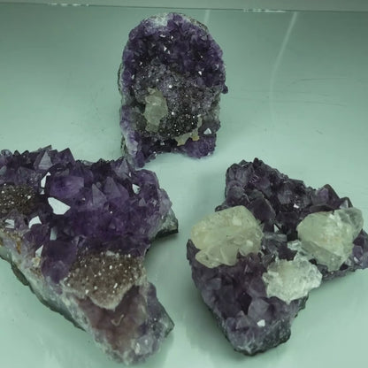 Amethyst Clusters with Calcite (3.91kg)