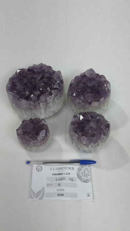 Amethyst Half Spheres (8200) - 6,02kg