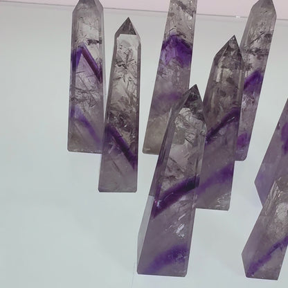 Amethyst Phantom Obelisks (1,19kg)