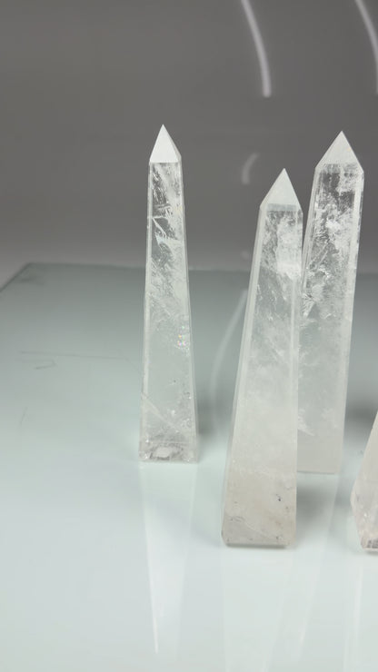 Clear Quartz Obelisks (1,47kg)