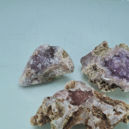 Pink Amethyst Free Forms  (1.47kg)