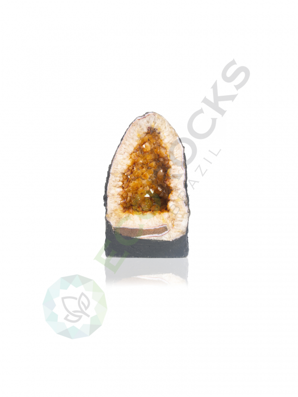 AMETHYST AND CITRINE GEODE