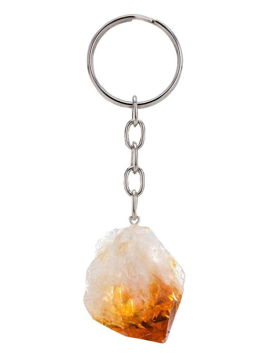 CITRINE POINT KEYCHAIN