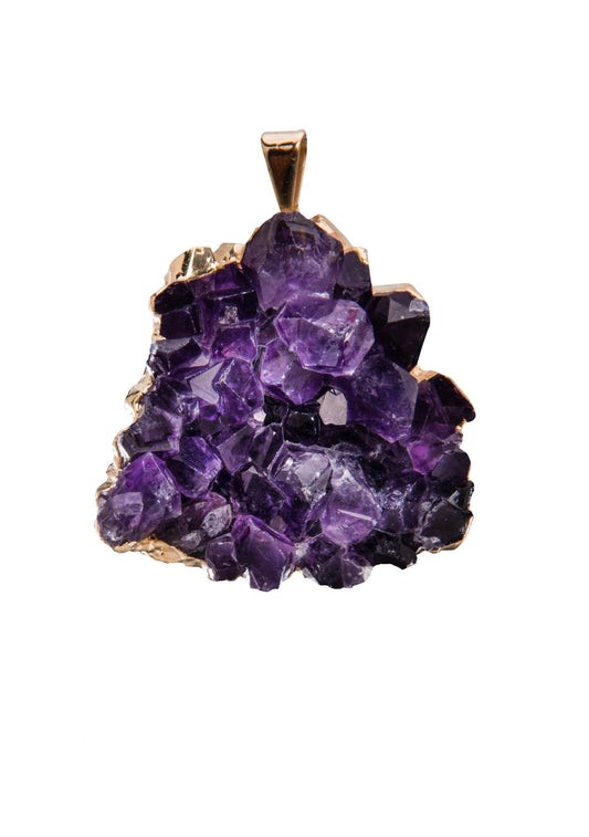 AMETHYST DRUZY PENDANT