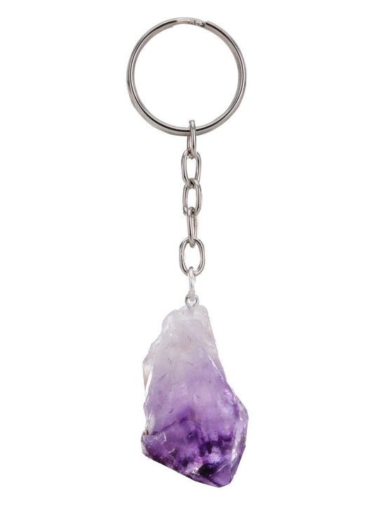 AMETHYST POINT KEYCHAIN