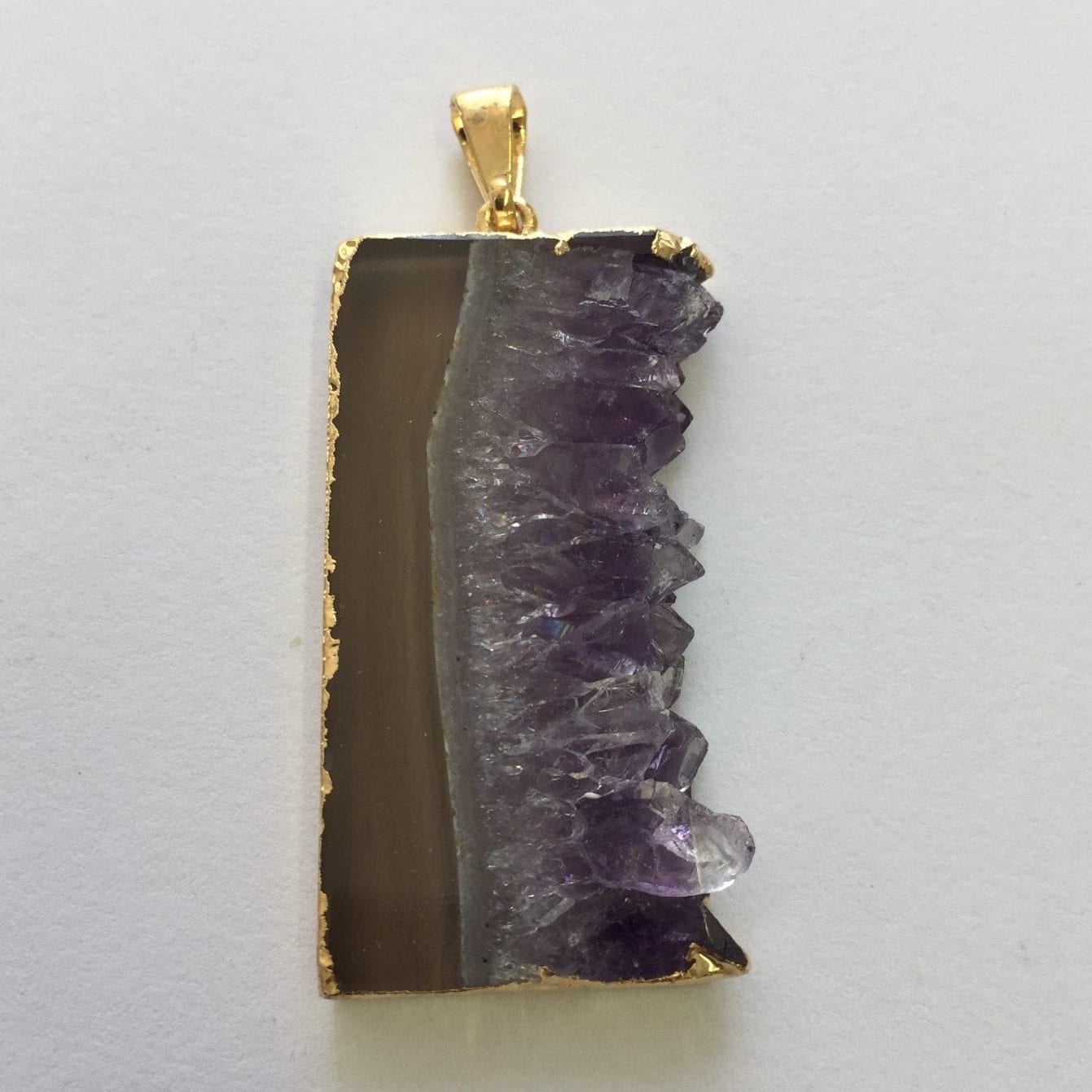 AMETHYST SLICE PENDANT