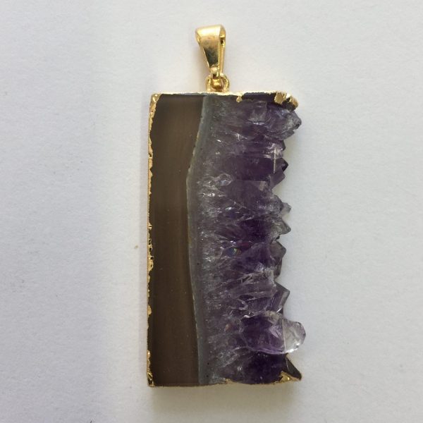 AMETHYST SLICE PENDANT