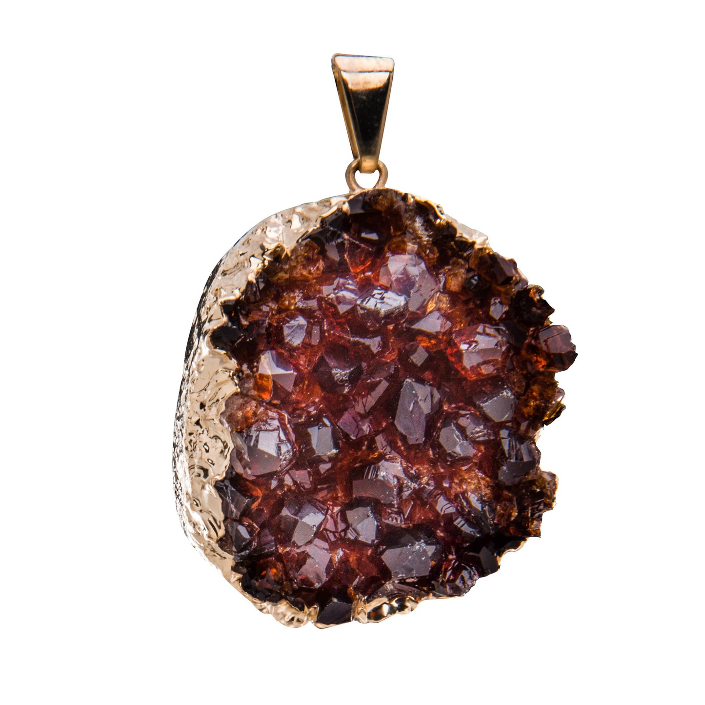 CITRINE DRUZY PENDANT