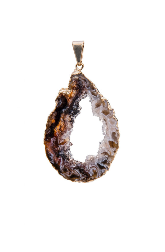 GEODE SLICE PENDANT