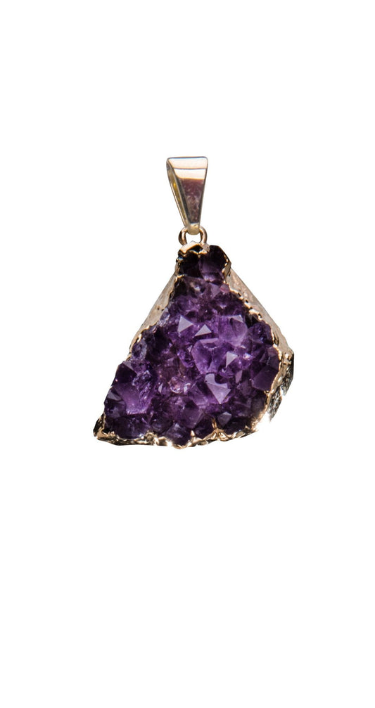 SMALL AMETHYST DRUZY PENDANT