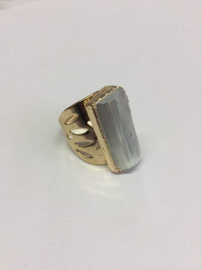 CUFF RING PLATED EDGES