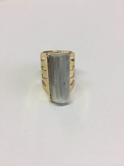 CUFF RING PLATED EDGES