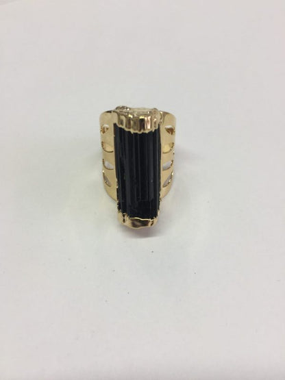 CUFF RING PLATED EDGES