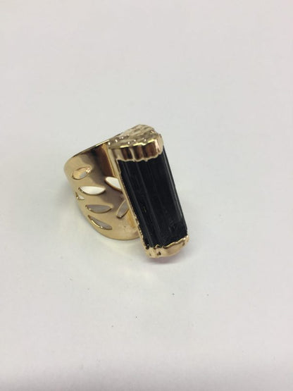 CUFF RING PLATED EDGES